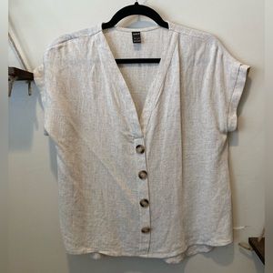 S linen blouse